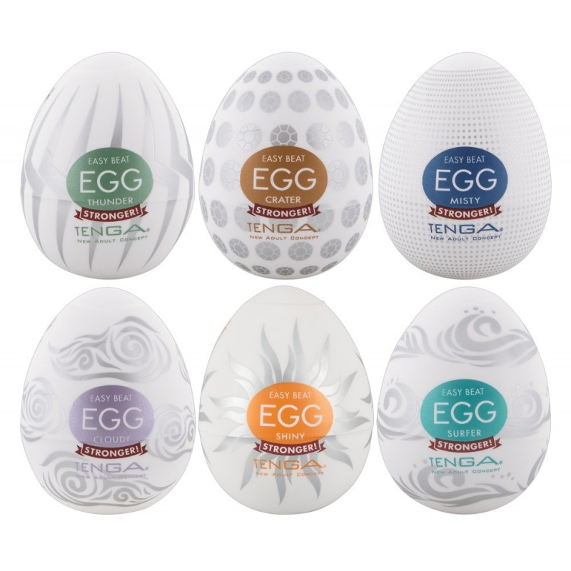 Мастурбатор Tenga Egg Hard-Boiled Cloudy EGG-010 - Tenga - Не анатомические мастурбаторы - Купить