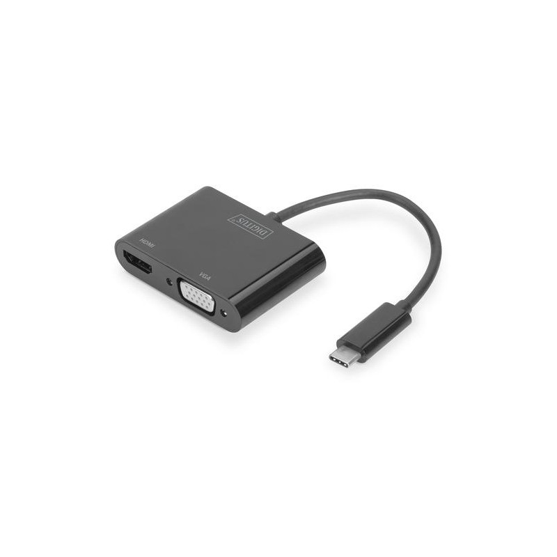 Digitus USB Type C HDMI VGA Adapter Adapterid Photopoint