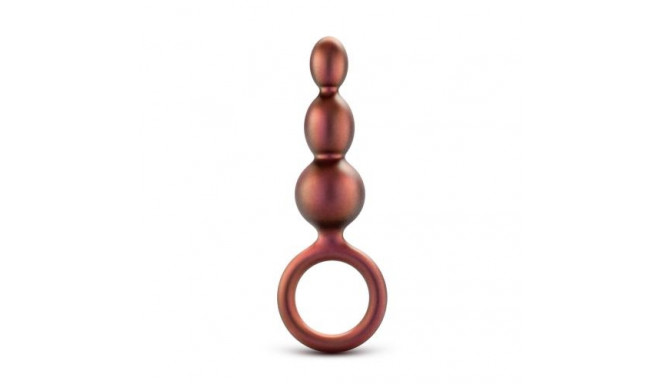 Anal Adventures Matrix Beaded Loop Anal Plug Copper Anaaltapid