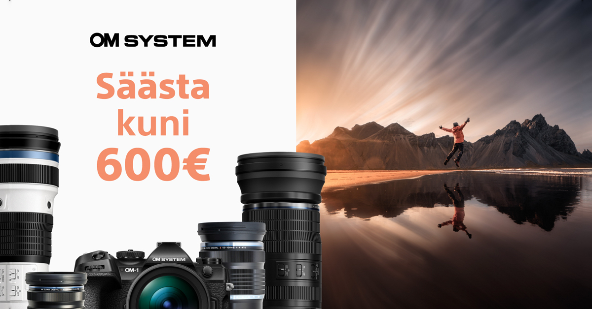 Valitud OM System kaamera või M. Zuiko objektiivi ostul säästad kuni 600€