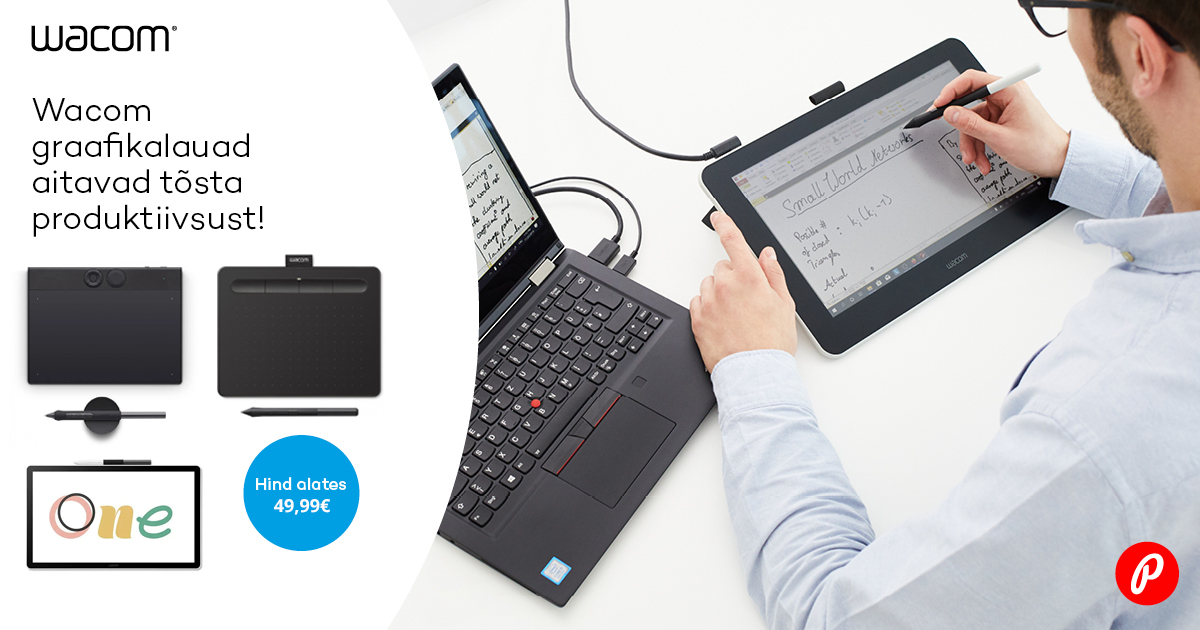 Valitud Wacom graafikalauad on müügil päikselise kevadhinnaga