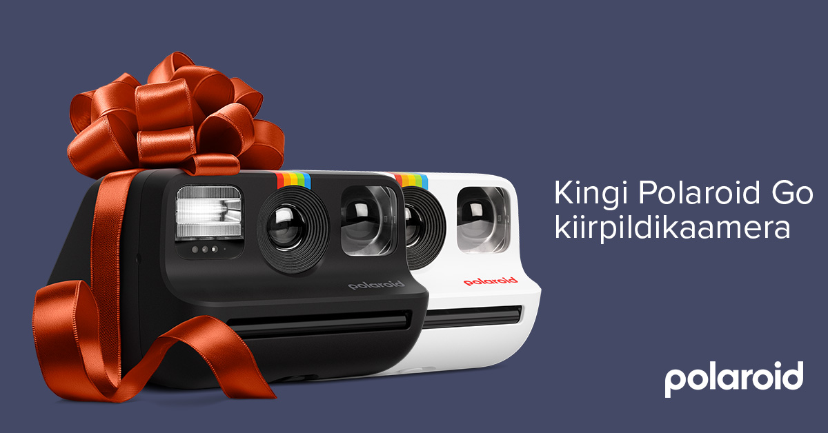 Soodushinnaga Polaroid GO kiirpildikaamera ostul saad ka kingituse!