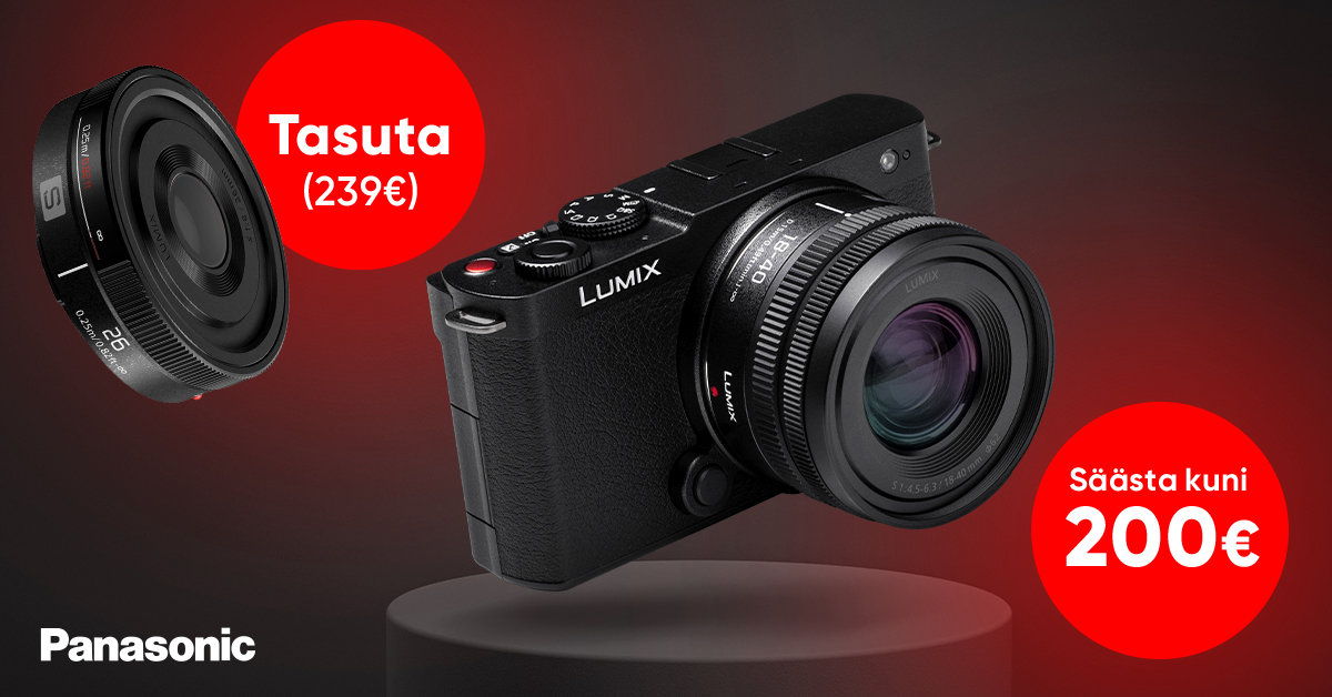 Valitud Panasonic Lumix S9 ostul säästad kuni 200€ + kingiks lainurk!