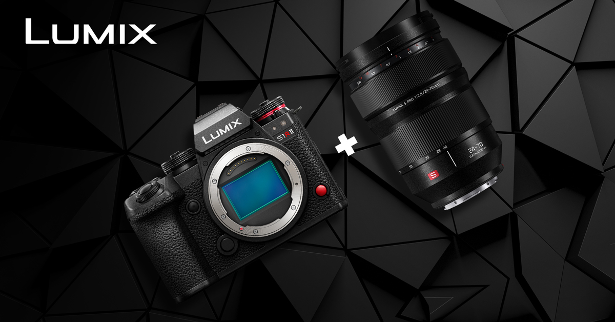 Säästa 300€ kui tellid Panasonic Lumix S1 II/S1R II/S1 II E koos valitud Lumix objektiiviga