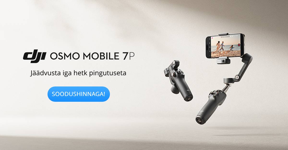 Suvehinnaga DJI Osmo Mobile 7P ootab Sind!