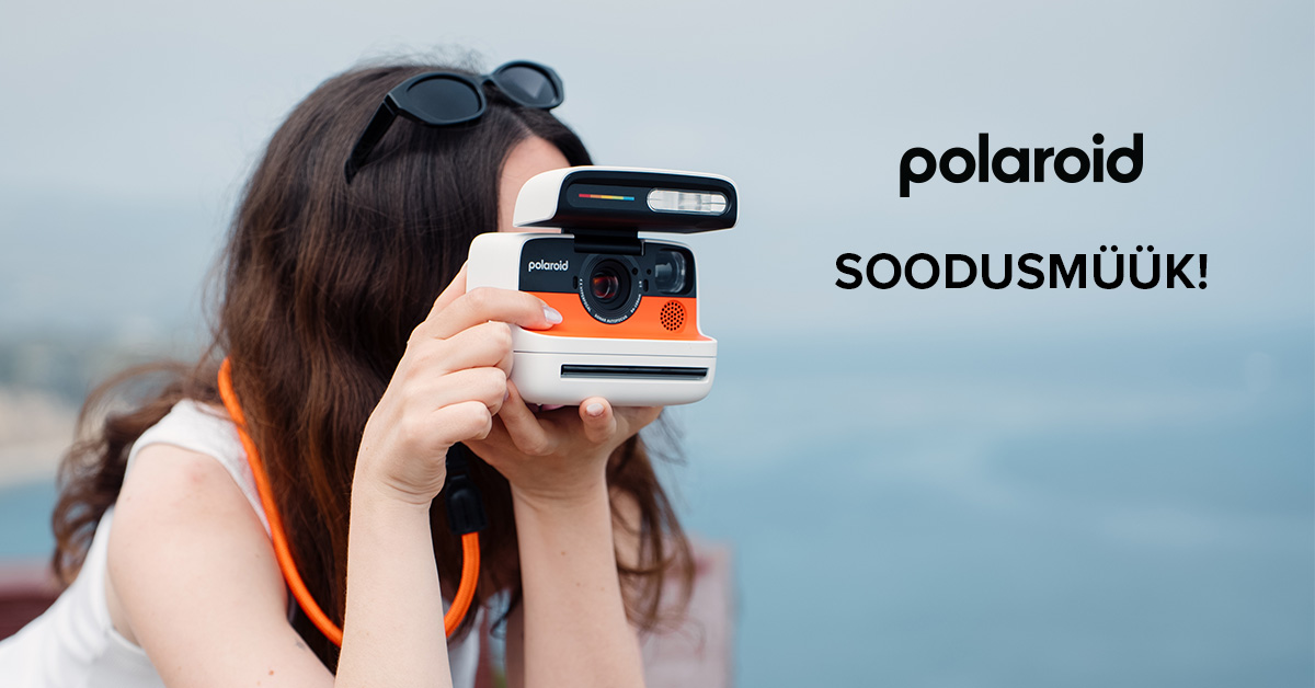 Taskusuuruse Polaroid Flip kiirpildikaamera ostul säästad 50€
