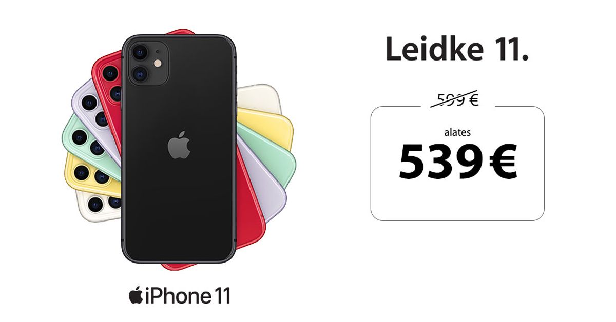Apple iPhone 11 on müügil hea soodushinnaga