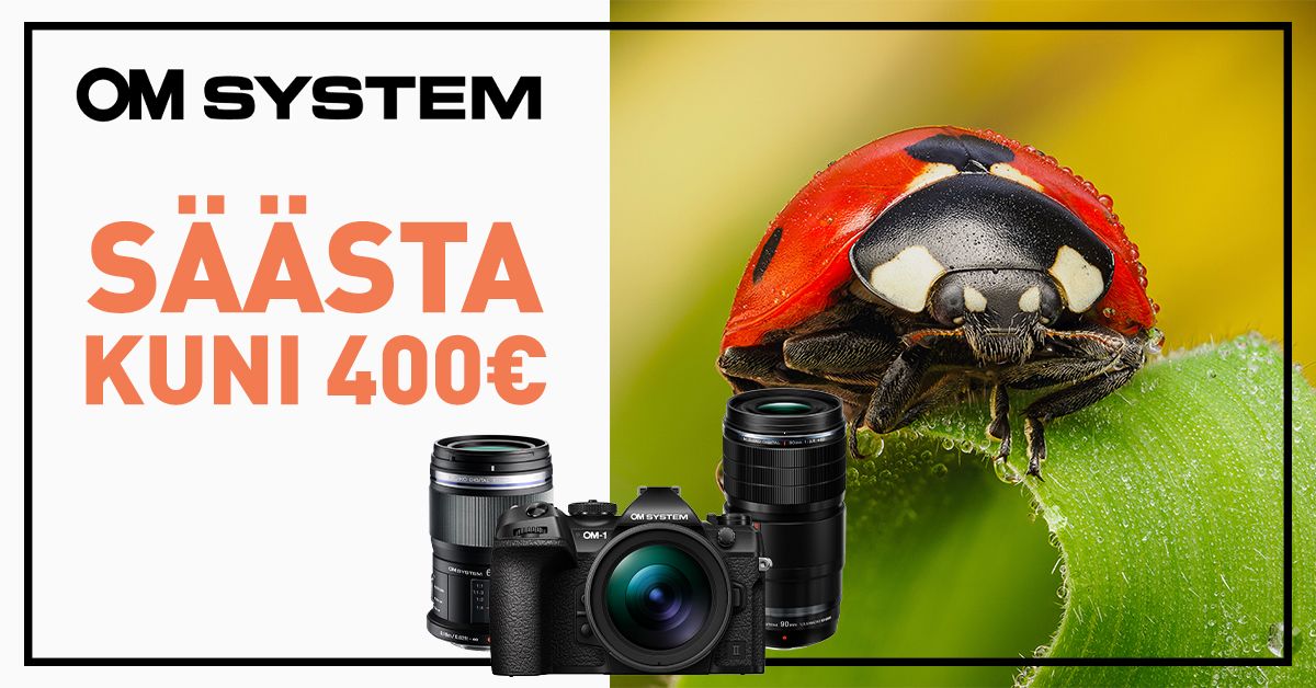 Valitud OM System kaamera või M. Zuiko objektiivi ostul säästad kuni 400€