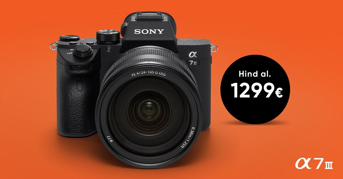 LÜHIKAMPAANIA: Sony a7 III on võrratu sügishinnaga!