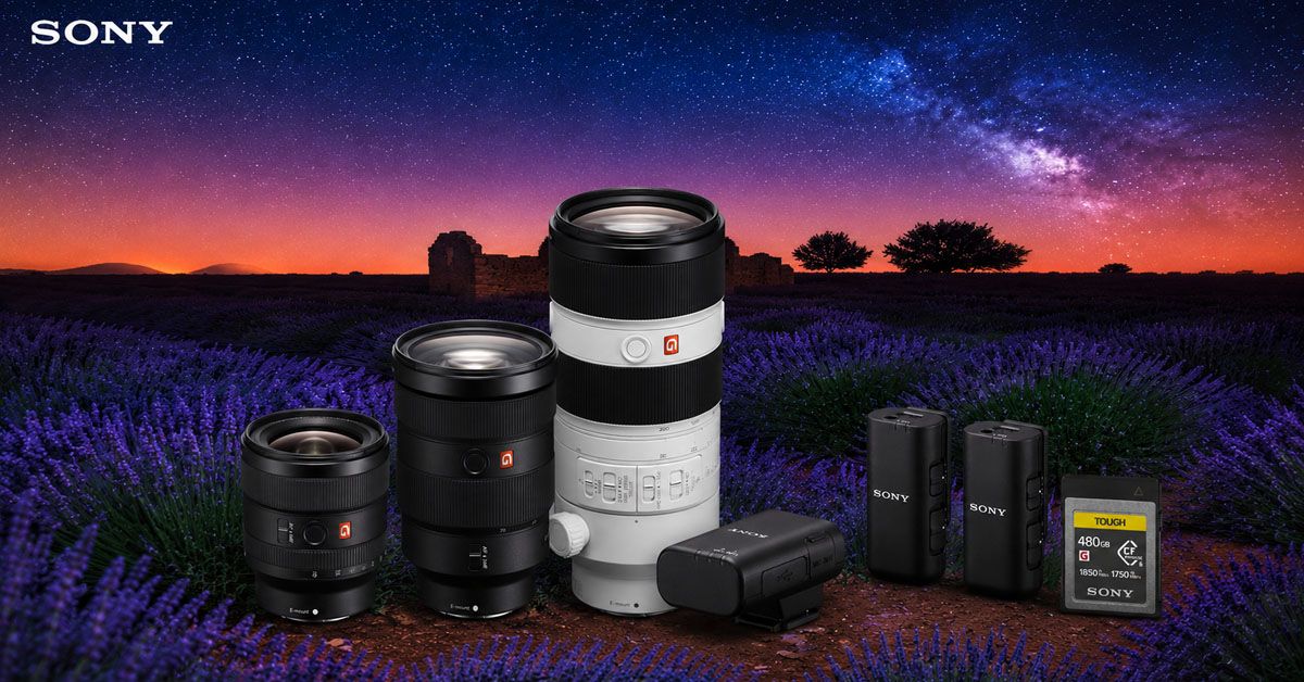 Valitud Sony objektiivid ja fototarvikud on eriliselt soodsad