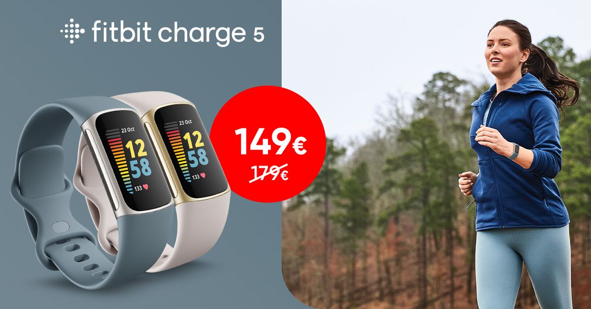 Moderne ja võimekas Fitbit Charge 5 nutivõru on 30€ soodsam