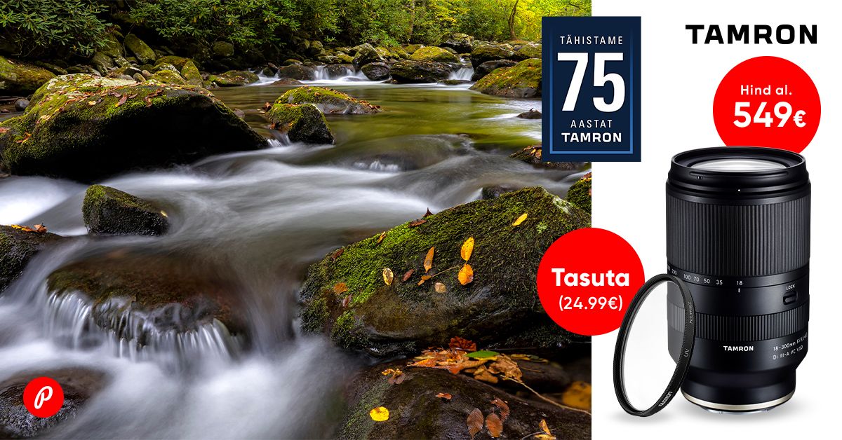 Mitmekülgne Tamron 18-300mm f/3.5-6.3 Di VC VXD on soodushinnaga