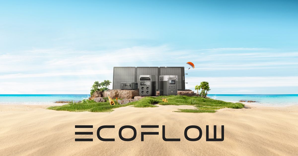 Valitud EcoFlow akujaamad ja päikesepaneelid on suvehinnaga