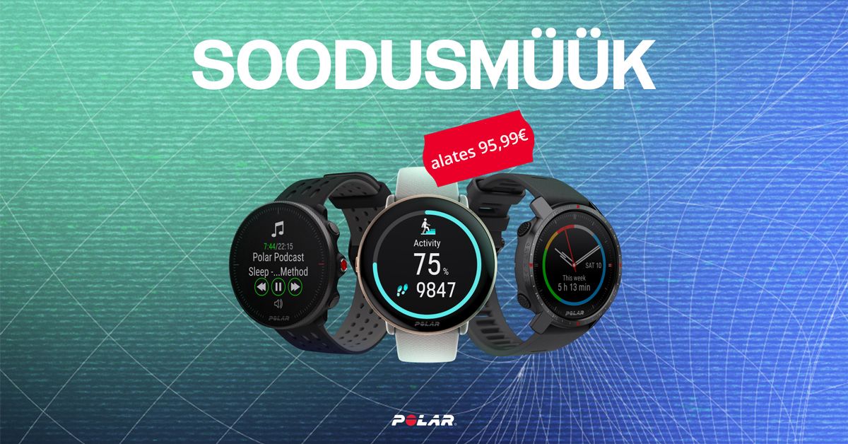 Populaarsed Polar spordikellad on müügil kevadhinnaga!