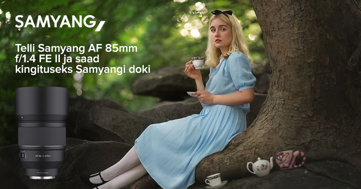 Telli oma Sony ette Samyang AF 85mm f/1.4 FE II ja saad väärt kingituse