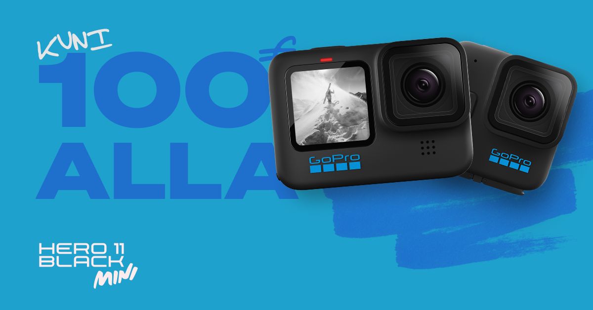 TALVEDIIL: GoPro HERO11 Black ja HERO11 Black Mini on kuni 100€ soodsamad