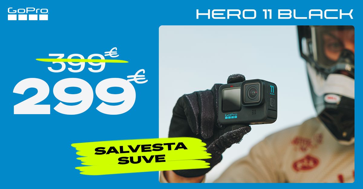GoPro HERO11 Black on müügil palava suvehinnaga