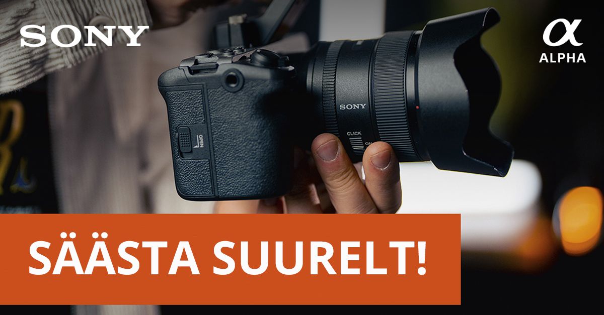 Kinokvaliteeti pakkuva Sony FX30 ostul säästad lausa 620€