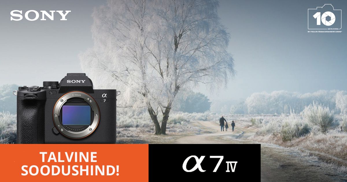 Enim ostetud Sony a7 IV on müügil talvehinnaga