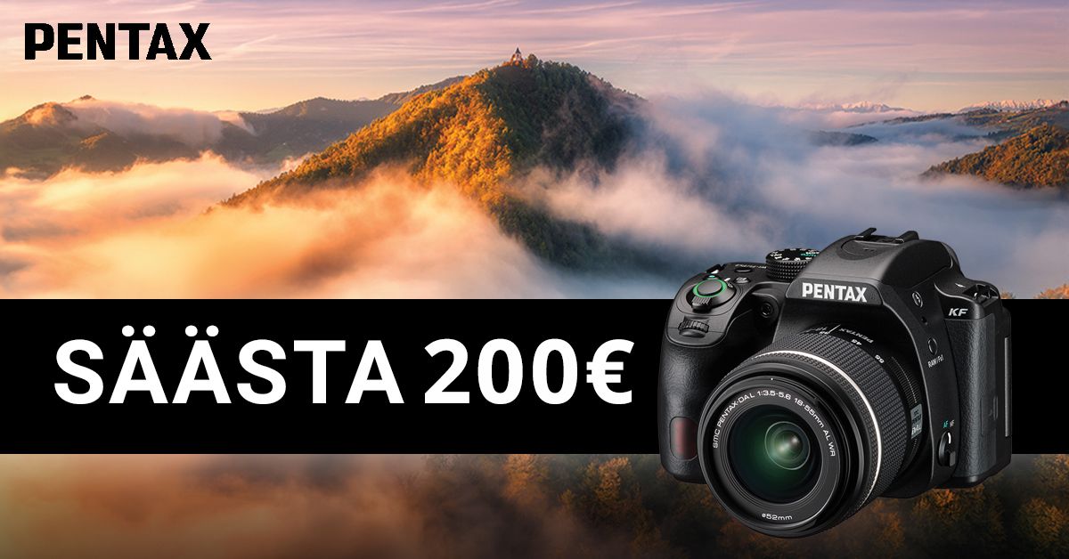 Optilise pildiotsijaga Pentax KF peegelkaamera ostul säästad lausa 200€