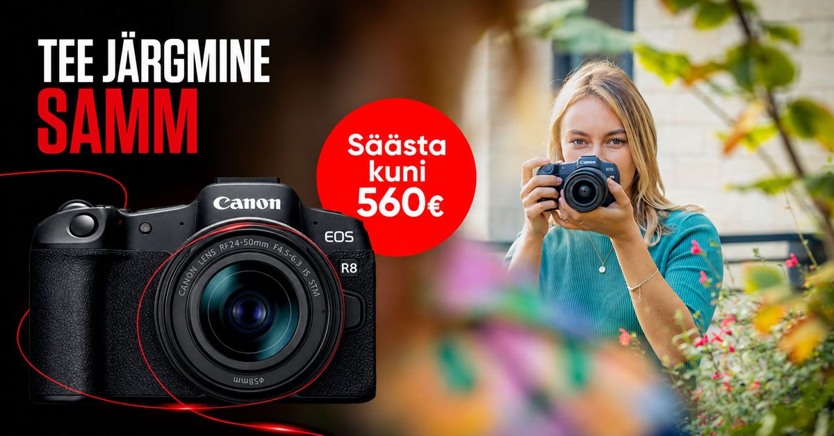 Canon EOS R8 on müügil võrratu sügishinnaga alates 1299€