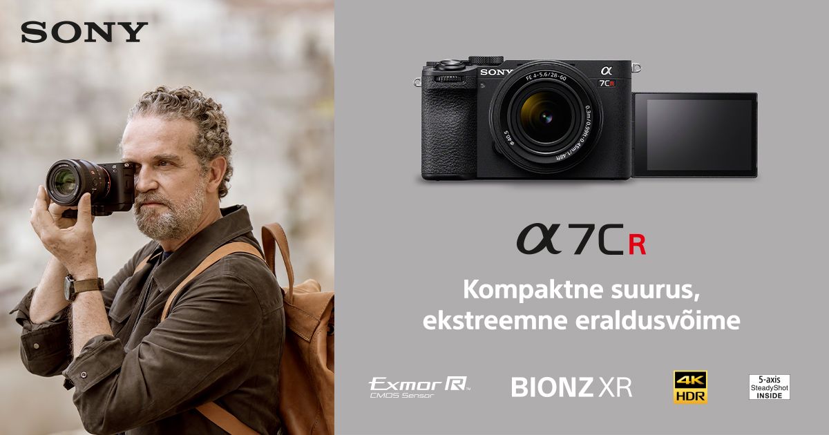 Sony a7CR ostul saad Sony käest 200€ tagasi küsida