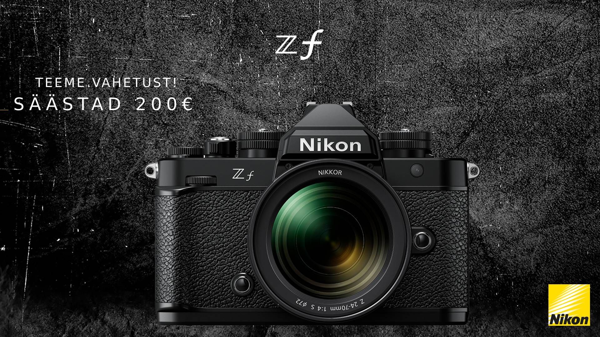 Vaheta oma vana digikaamera Nikon Z f vastu - säästad 200€
