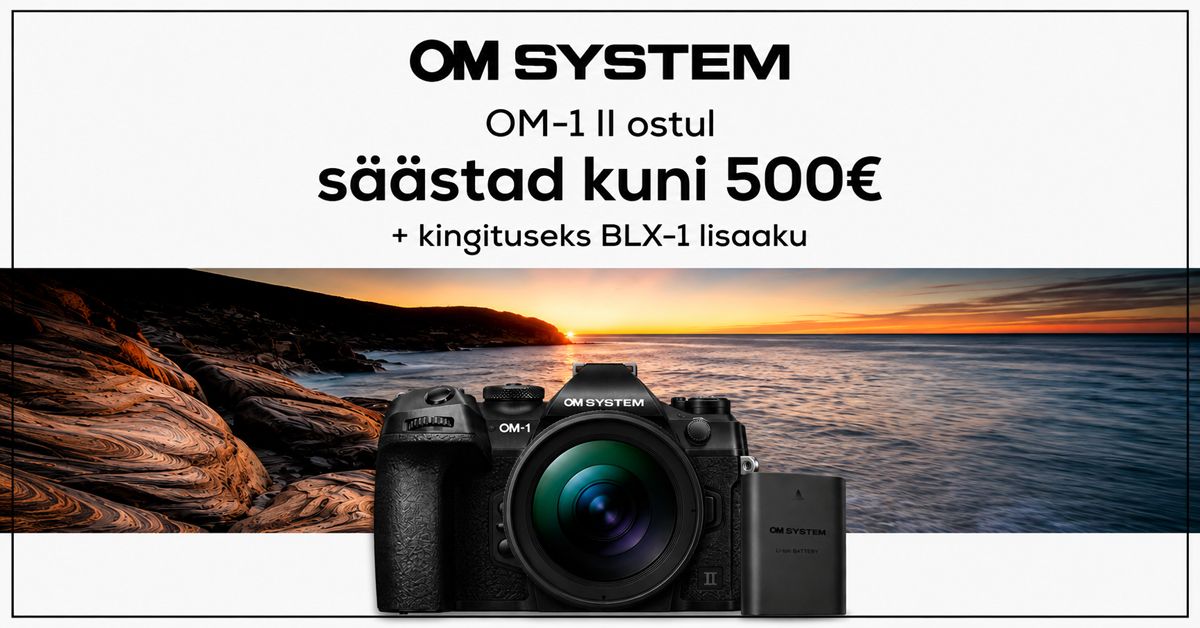 OM System OM-1 Mark II ostuga saad kingituseks ka lisaaku