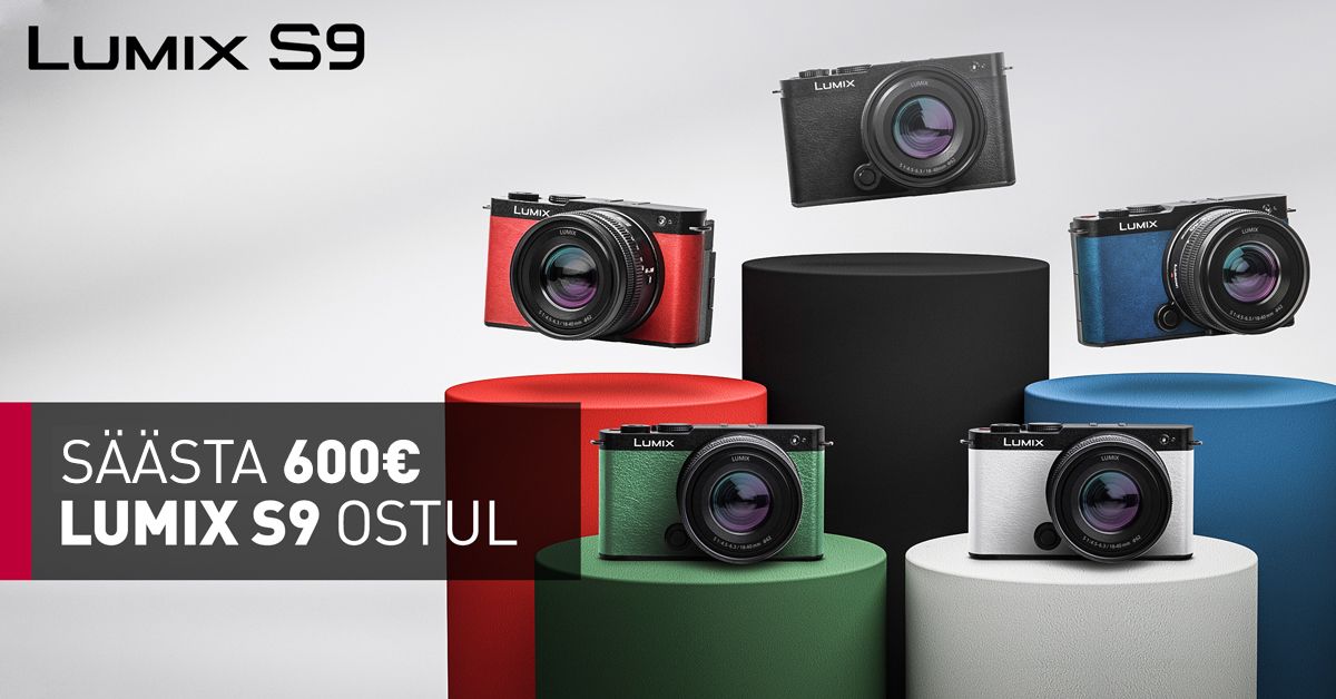 Sisuloojate üks lemmikuid Panasonic Lumix S9 on 600€ soodsam