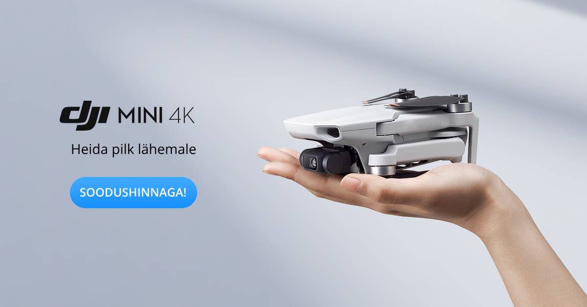 DJI Mini 4K drooni saad praegu kätte kõigest al. 239€ eest