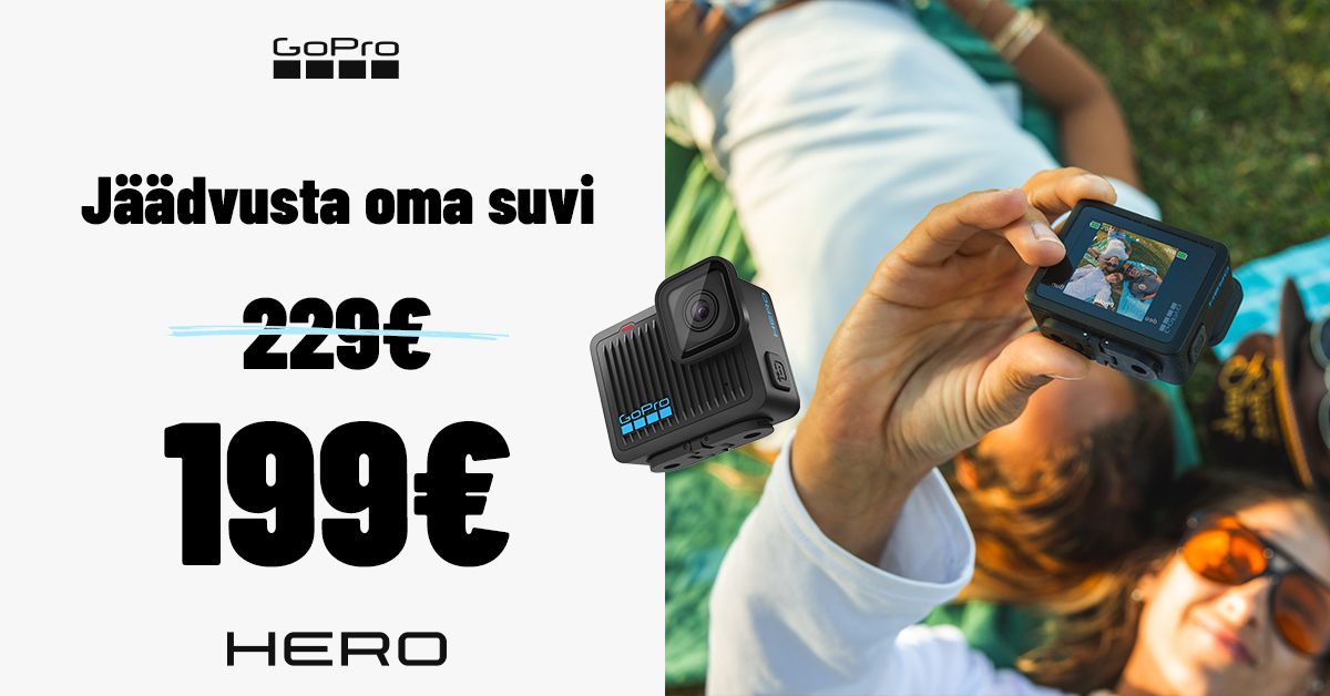 Seiklusi armastava GoPro HERO saad kätte kõigest 199€ eest