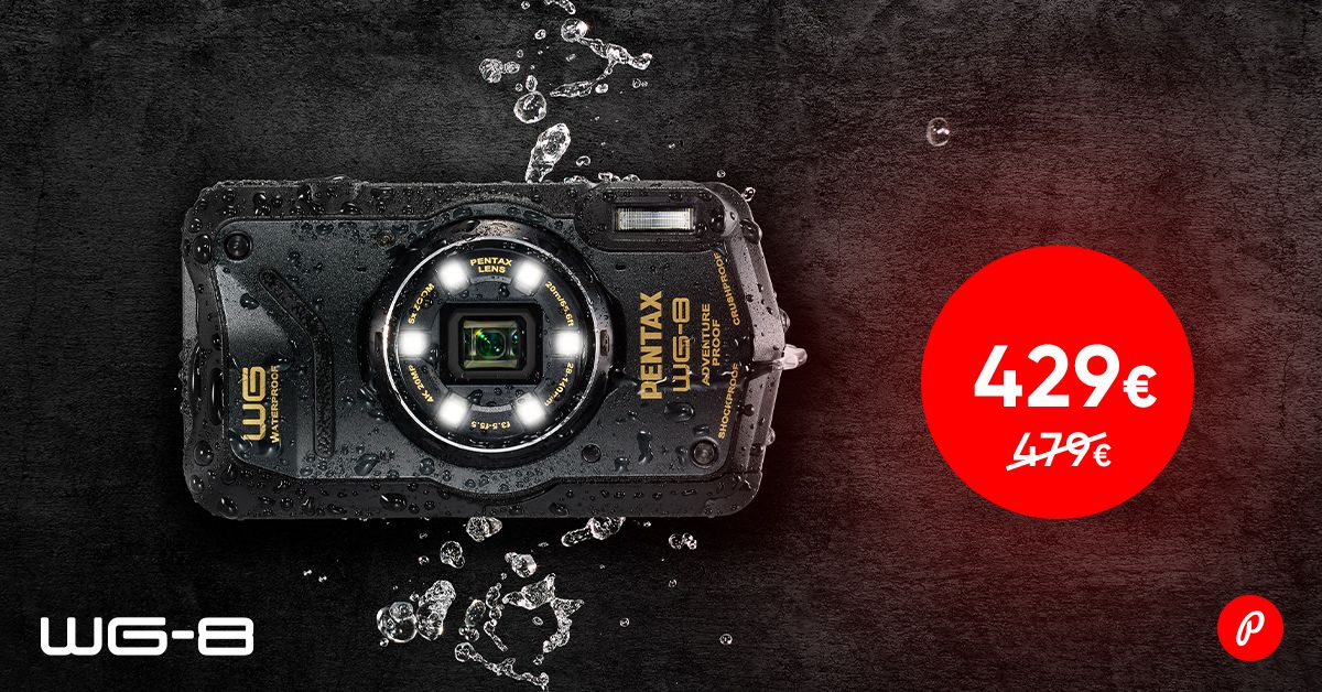 Karmide olude kaamera Pentax WG-8 on kevadel 50€ soodsam