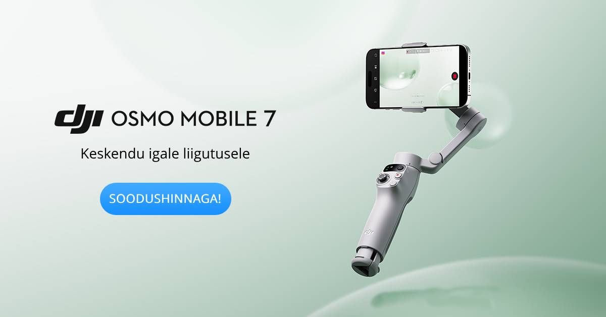 Suvehinnaga DJI Osmo Mobile 7 ootab Sind!