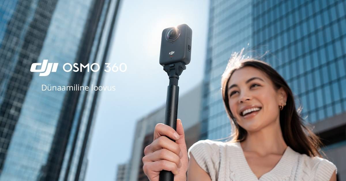 Suvehinnaga DJI Osmo 360 abil teed oma vlogist või seiklusest elamuse