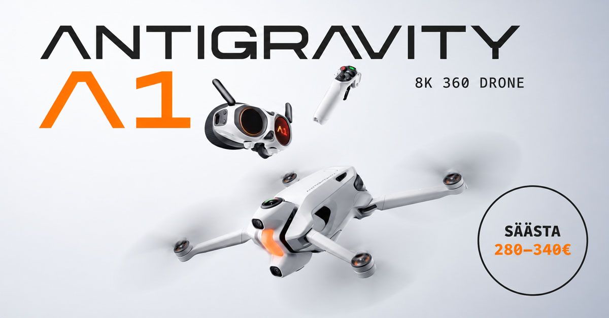Droonisõprade unistus Antigravity A1 on 280-340€ soodsam