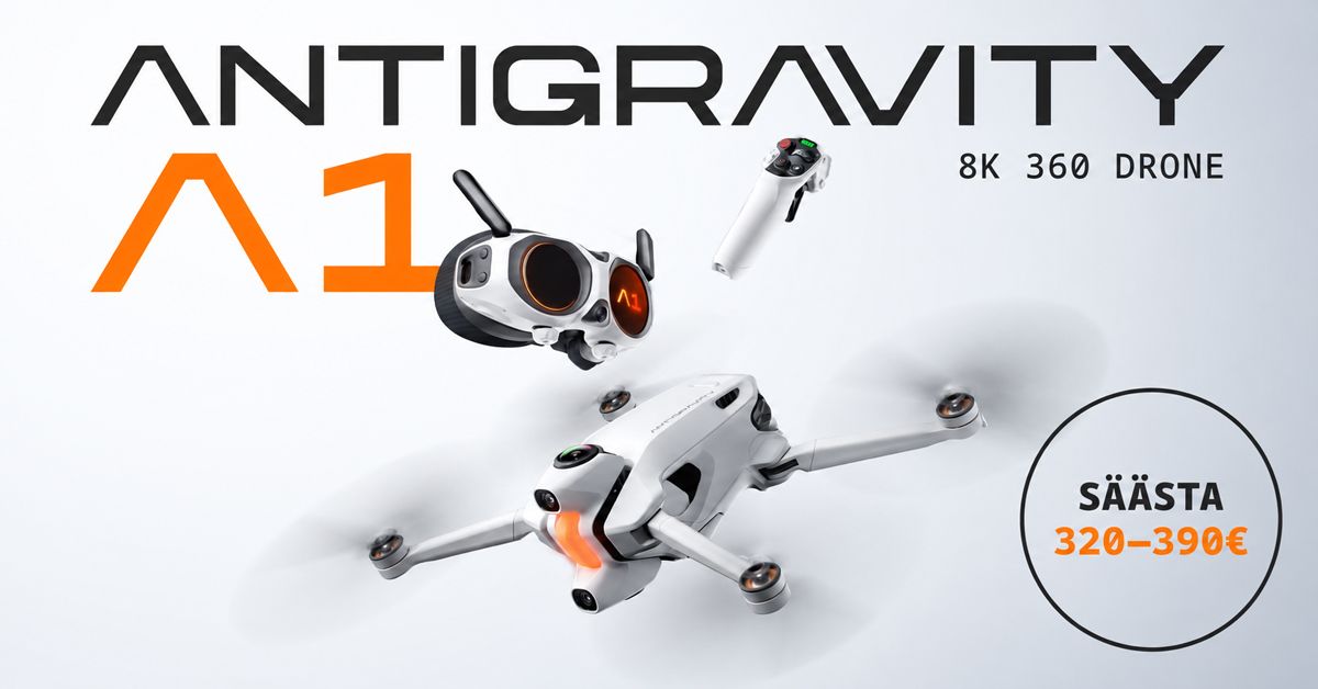 Droonisõprade unistus Antigravity A1 on lausa 320-390€ soodsam