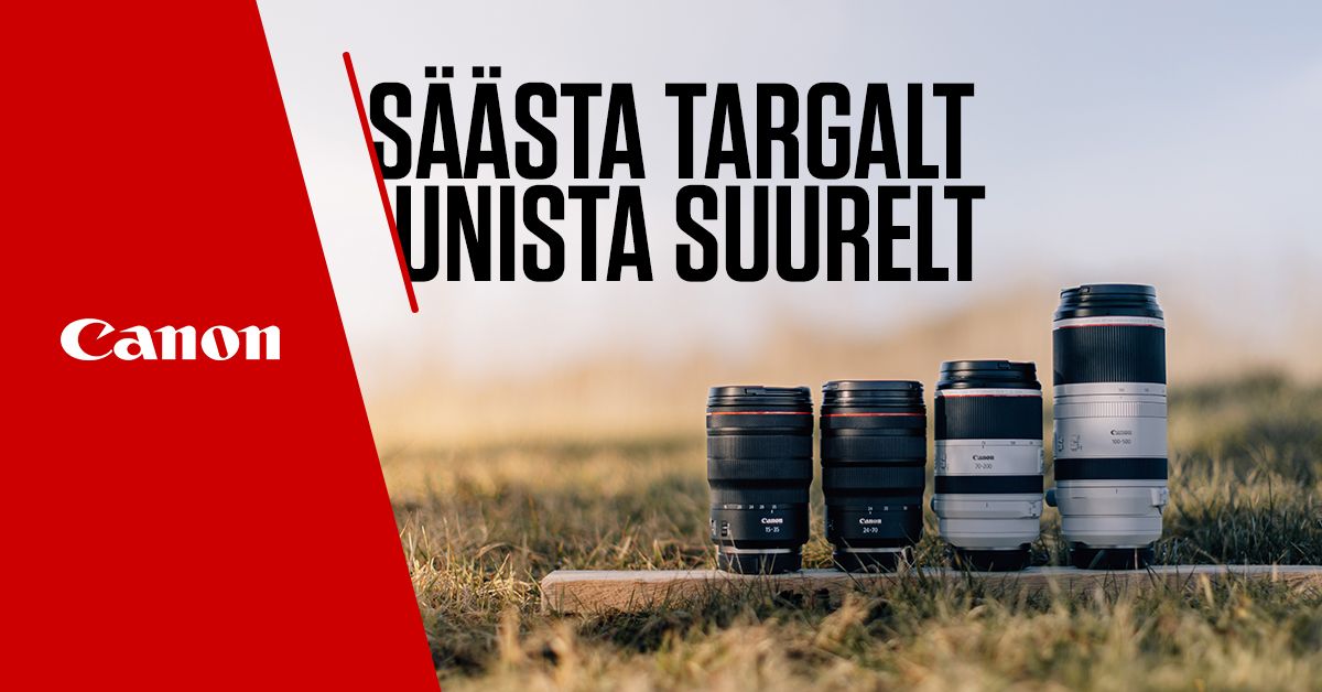 Valitud Canon RF-objektiivi ostul saad kingituseks Hoya filtri!