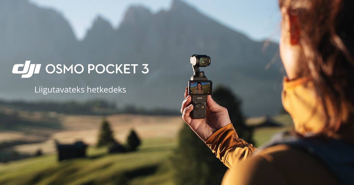 Sisuloojate absoluutne lemmik DJI Osmo Pocket 3 on suvehinnaga