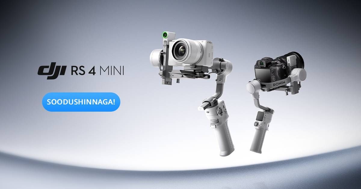 Suvehinnaga DJI RS 4 Mini aitab luua professionaalsema videopildi