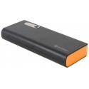 Platinet akupank 13000mAh + taskulamp, must/oranž (42898)