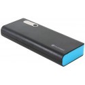 Platinet akupank 13000mAh + taskulamp, must/sinine (42896)