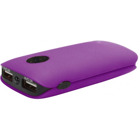 Platinet akupank 5000mAh 2xUSB, lilla (42410)