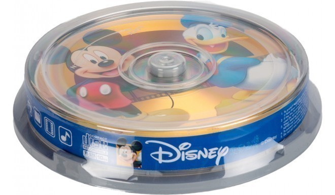 Disney CD-R 700MB 52x Mickey & Donald 10 gb. spindle iepakojumā