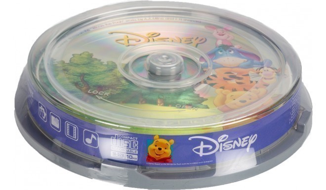 Disney CD-R 700MB 52x The Pooh 10pcs spindle