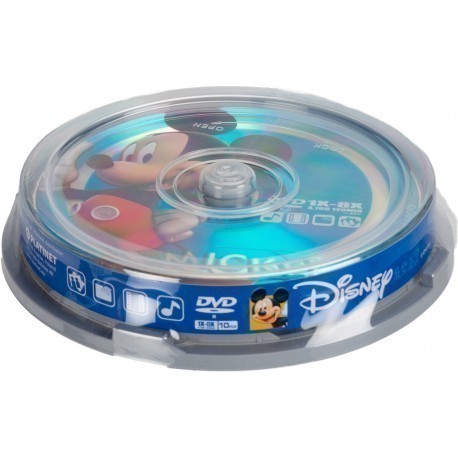Disney DVD-R 4.7GB 8x Mickey 10 gb. spindle iepakojumā