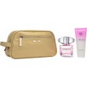 Versace Bright Crystal Pour Femme Eau de Toilette 90ml + body lotion & bag