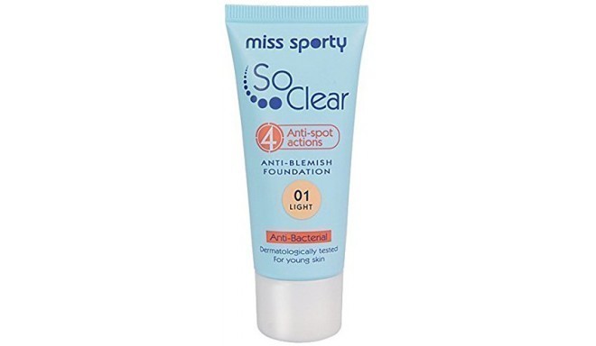 Miss Sporty foundation So Clear Perfect Skin 30ml (01 Light)