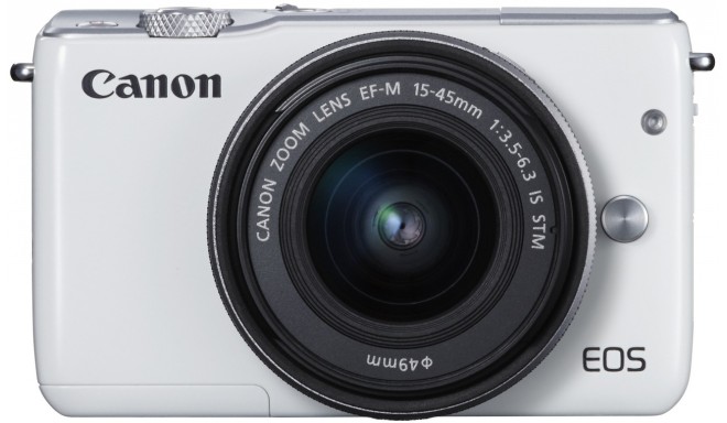 Canon EOS M10 + 15-45mm IS STM Kit, white