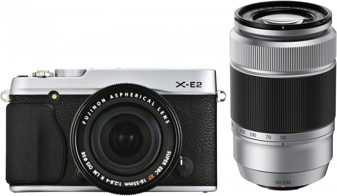 Fujifilm X-E2 + 18-55мм Kit + XC 50-230мм, серебристый