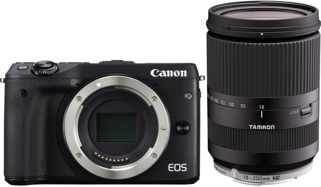 Canon EOS M3 + Tamron 18-200mm VC, must